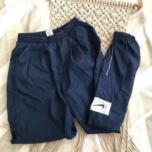 nike | vintage windbreaker sweatpants medium blue